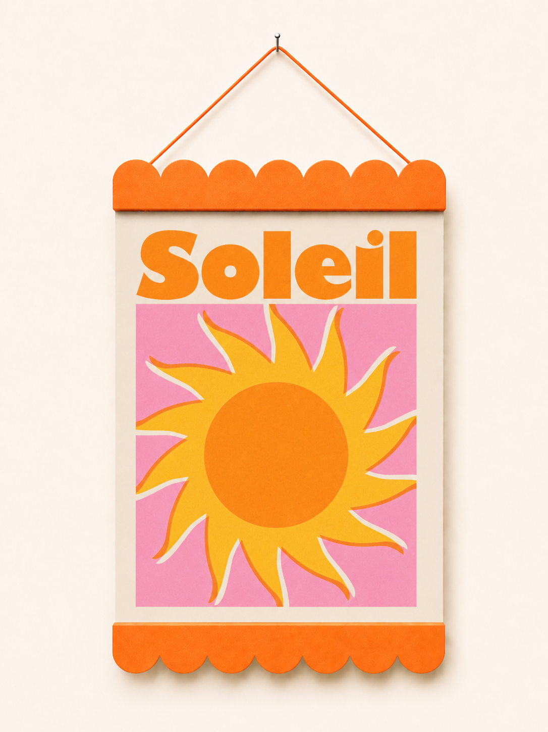 porte-affiche Orange