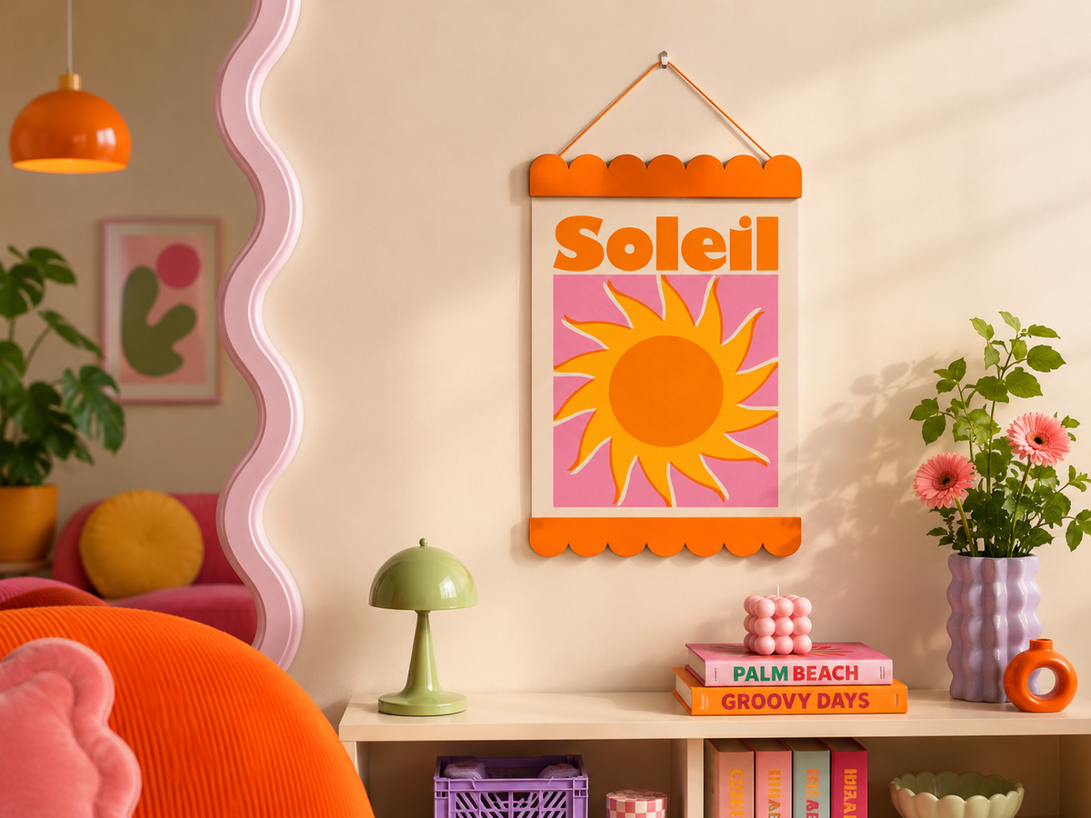 porte-affiche Orange